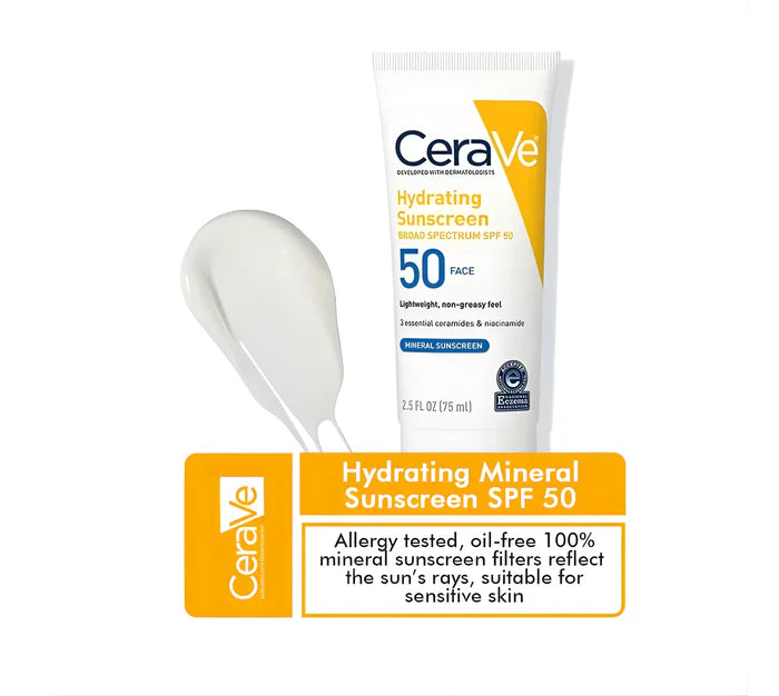 CeraVe Skincare Kit – Cleanser, Retinol, Night Cream & SPF 50