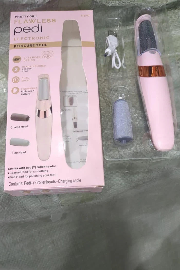 Rechargeable Electric Foot File – Callus Remover for Soft Smooth Feet