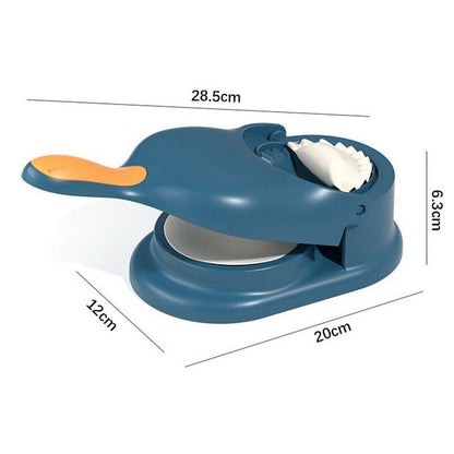 2-in-1 Dumpling Wrapper Tool Food Grade Manual Dumpling Wrapper Mold Labor-Saving Baking Pastry Home Kitchen Gadget (Random Color)without box