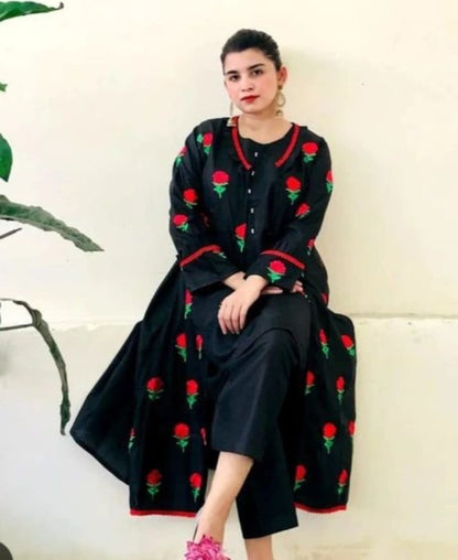Silk Fancy Gown 3pc - large