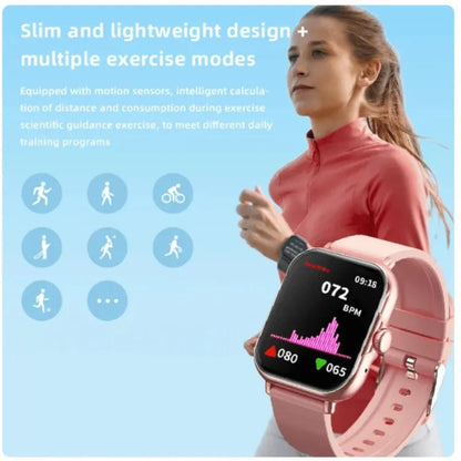 A58 Plus 6 in 1 - Smartwatch For Women | Best Quality Smart Watch For Girls | Perfect For Gift - Random Color