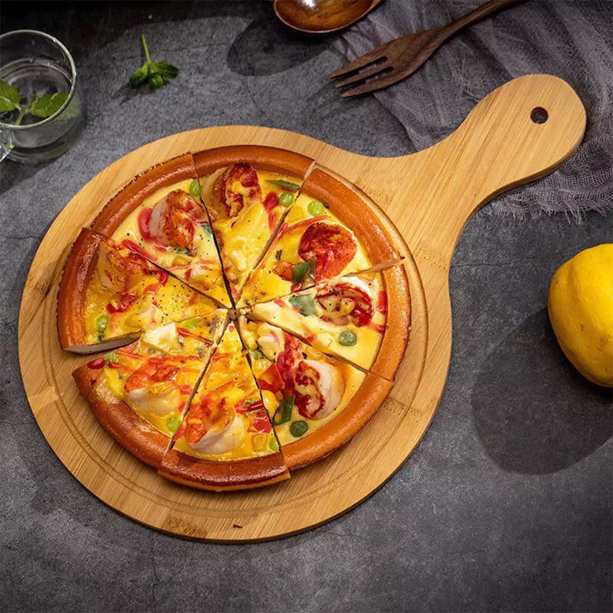 Pizza Platter – Durable Serving Tray for Pizza, Snacks & Appetizers | Kitchen & Dining Essential (Size:10/15)