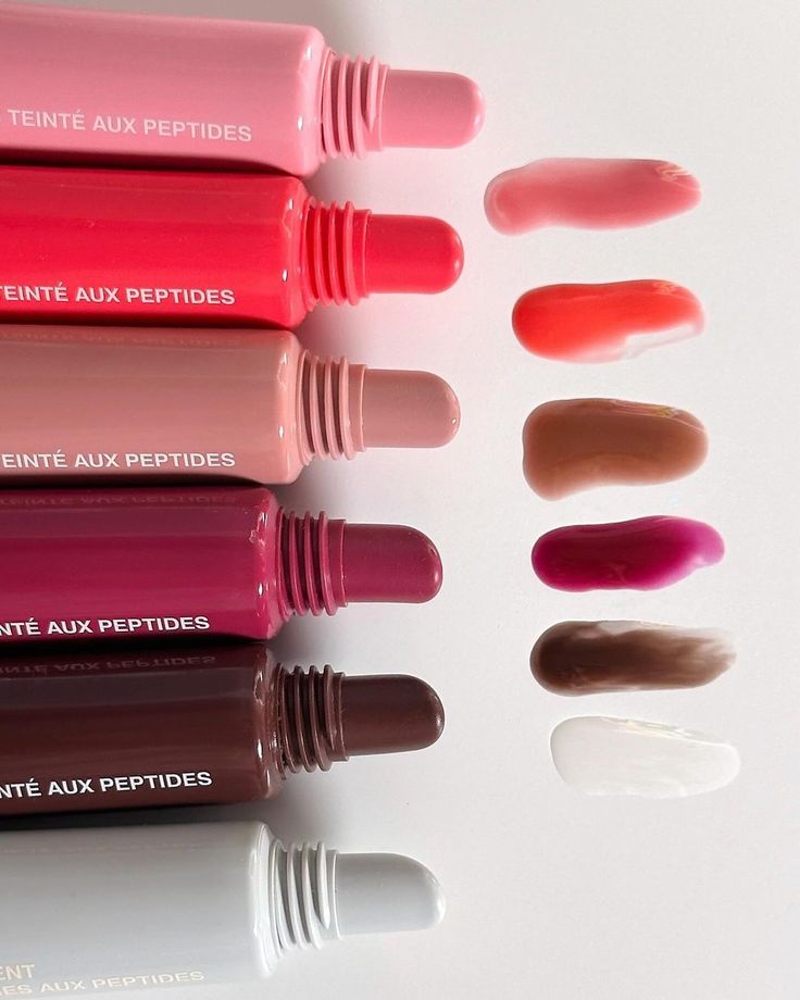 Rhode Peptide Lip Tint – Hydrating Glossy Lip Balm Pack of 8 Shades