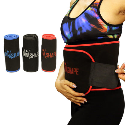 Waist Trimmer Belt for Men & Women | Sweat Belt for Workout & Gym | Adjustable Tummy Support Belt | Free Size | Pack of 1