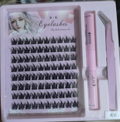 3 In 1 Permanent Eyelash Extension Set Professional Lash Kit | Light