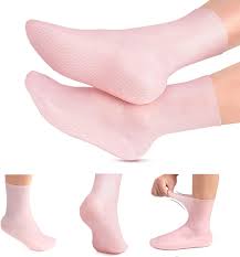 Silicone Moisturizing Heel Socks – Reusable Cracked Heel Care Socks