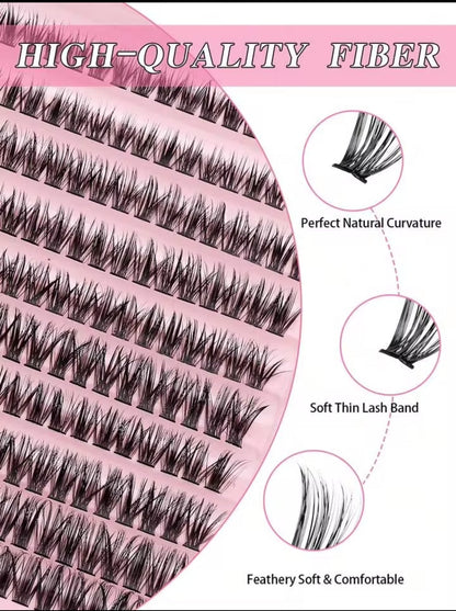 3 In 1 Permanent Eyelash Extension Set Professional Lash Kit | Light