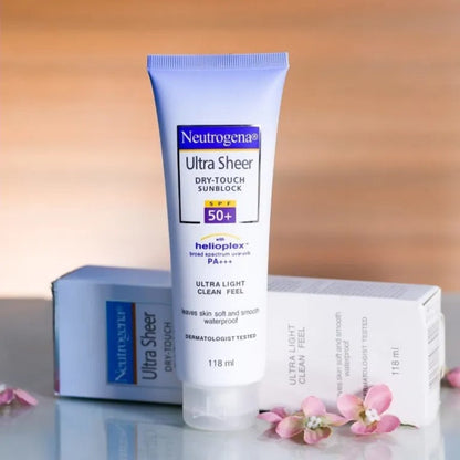 Neutrogena Ultra Sheer Sunblock Liquid 118ml Lightweight Broad Spectrum Protection
