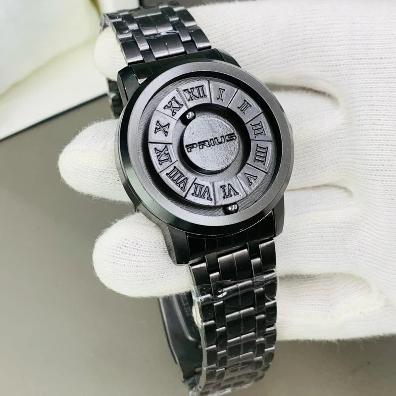 “Sabr Magnetic Watch – Luxury Touch Strap Timepiece”