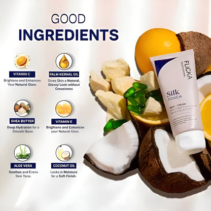 Flicka Silk Touch Milk Cream – Deep Hydration & Soft Glow Formula