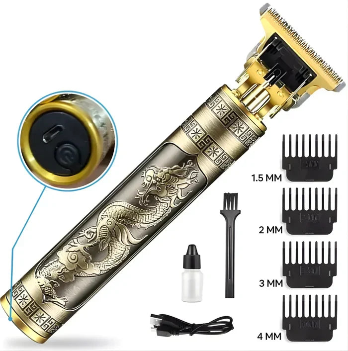 Vintage T9 Hair Trimmer – Metal Body Professional Clipper for Men