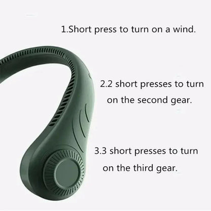 Neck Air Fan – Portable Hands-Free Cooling