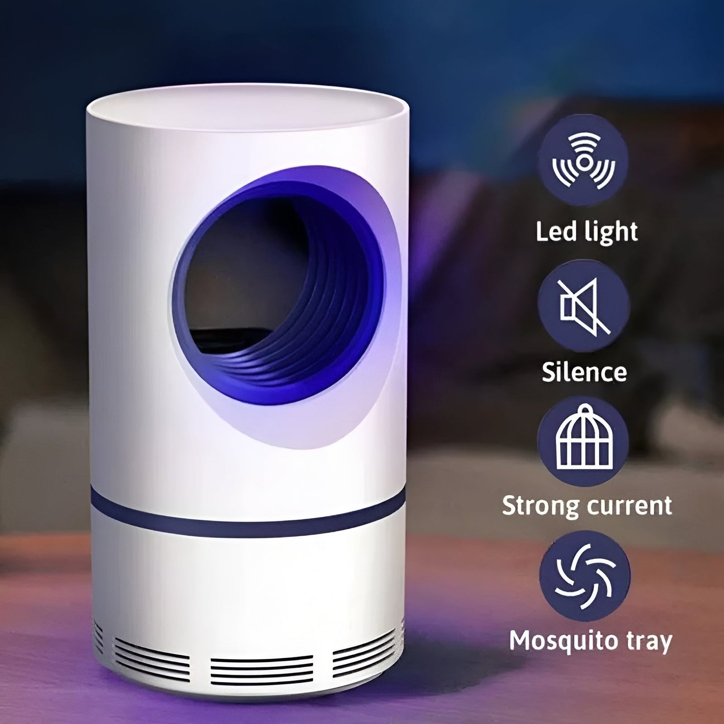 👉 Mosquito Killer Lamp – USB Electric Bug Zapper Light