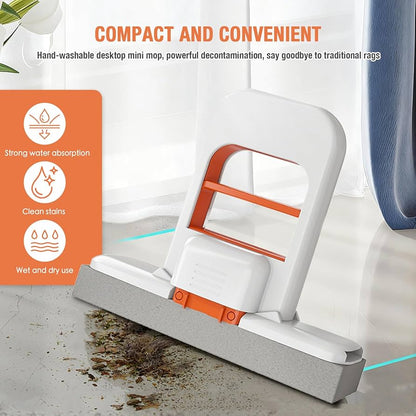 Foldable Mini Mop – Quick & Easy Cleaning Anywhere
