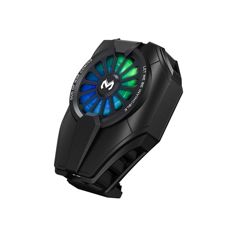 S-72 Portable Mobile Phone Cooling Fan with LED Light – Silent & Compact