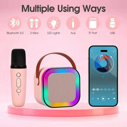 K12 Karaoke Speaker – Wireless Bluetooth Mic with Speaker