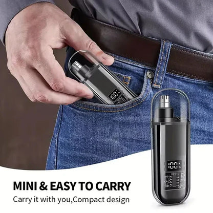 Rechargeable Nose Trimmer – Safe & Easy Hair Removal