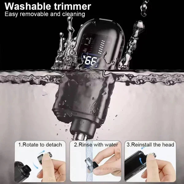 Rechargeable Nose Trimmer – Safe & Easy Hair Removal