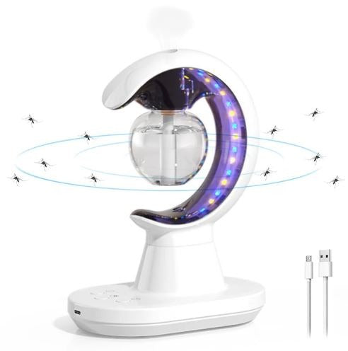 Multifunctional Smart Electric 3 In 1 Mosquito Repellent Air Humidifier LED Lamp For Home And Office Use
